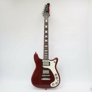 361)【1円～/新春SALE★】Epiphone エピフォン Wilshire ウィルシャー エレキギター シリアルNo.1005124204 赤系 現状品