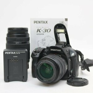 038)PENTAX デジタル一眼レフカメラ K-30 ダブルズームキット smc PENTAX-DA L 18-55mmF3.5-5.6 AL、smc PENTAX-DA L 55-300mmF4-5.8 ED