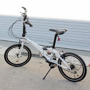 T746) 【防犯未登録品】DAHON Visc D20 折りたたみ自転車 スポーツモデル アルミフレーム 2×10段 20速 20インチ SHIMANO サイクリング