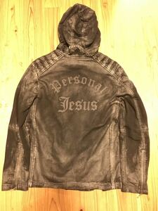 氷室京介　氷室　personal jesus Silver Effect Hoodie