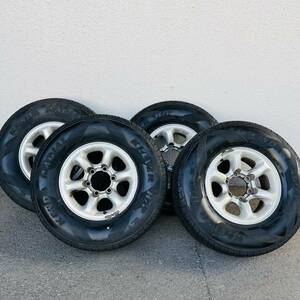 NA4208 KENDA RADIAL 265/70R15 ホイール付きノーマルタイヤ４本セット 中古品 検I