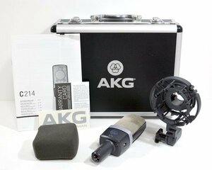 ★ケース付！AKG アーカーゲー C214 コンデンサー マイク 美品！★