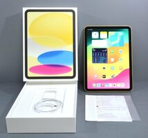 ★新品同様！Apple アップル iPad 10.9インチ 第10世代 Wi-Fi 64GB MPQ23J/A イエロー 元箱付！★_画像1