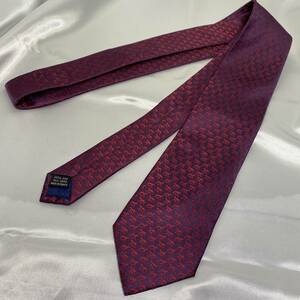 極美品エルメス HERMES NECKTIE ネクタイ バイオレット系