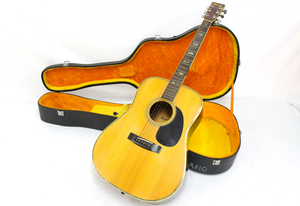 【ト石】 Morris モーリス W-40 アコースティックギター made in Japan 1975 ハードケース付き ECZ01EWH12