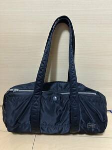 【美品】ポーター タンカー ボストンバッグ(L) ドラムバッグ 吉田カバン PORTER TANKER BOSTON BAG