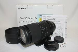 ■元箱入り■ TAMRON タムロン 150-500mm F5-6.7 Di III VC VXD ソニーEマウント用 (Model A057) (100-015)