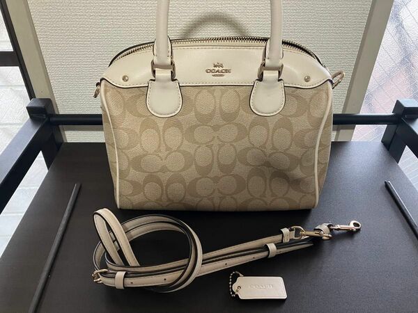 COACH コーチ シグネチャー ハンドバッグ ショルダーバッグ レディース G