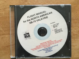 CD-ROM:XB-70 Val drill -:Flight Manual for the NORTH AMERICAN XB-70 VALKYRIE ( flight manual )
