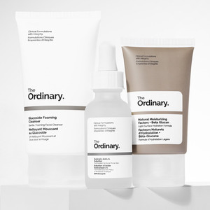 The Ordinary The Acne Set Glucoside Foaming Cleanser, Salicylic Acid 2% Solution, Natural Moisturizing Factors + Beta Glucan 30mL