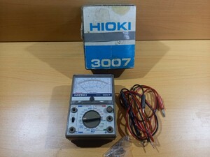 HIOKI 3007　テスター　電気測定器　中古品　箱付き