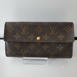 A10 美品 Louis Vuitton ルイヴィトン モノグラム 財布 ポルトフォイユ 1円スタート