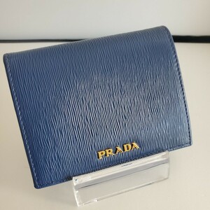 A28 極美品 PRADA プラダ 財布 コンパクトウォレット 1円スタート