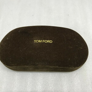 ●TOMFORD　トムフォード　メガネケース　ブラウン　スエード生地　中古　定形外350円発送可能(uu0119_2_4)