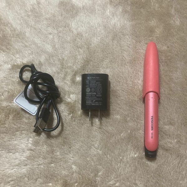 ミニアイロン　コンパクト　TESCOM ISC100(P) PINK