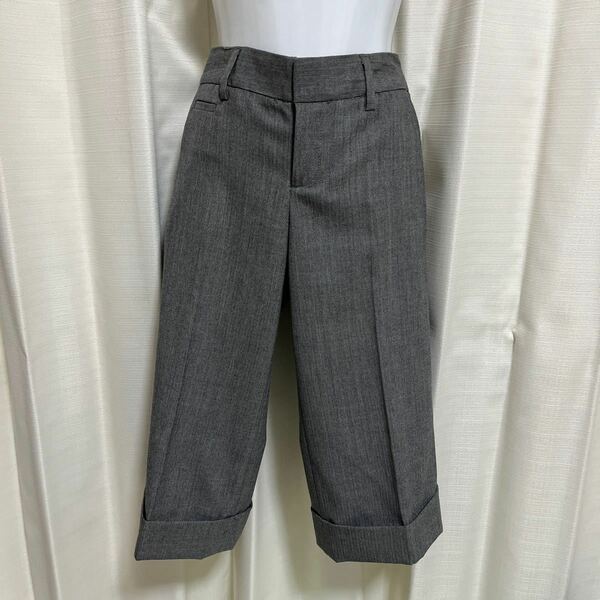 お値下げ！送料込 ！GAP ウール混パンツ　グレー　サイズ2 used 美品