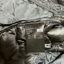 送料込 UNIQLO 軽量ダウン　黒　S size used_画像5