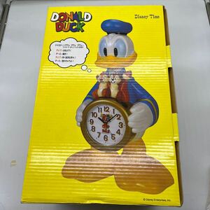 【新品未開封】ディズニータイム Disney Time Donald Duck ドナルドダック 目覚まし時計 チップとデール　時計　激レア　未使用