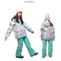 1285462-BANNNE/Snowplay Junior Suit ジュニア スノースーツ スキーウェア 上下セット/160_画像1