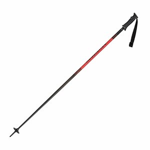 1303450-ROSSIGNOL/TACTIC BLACK/RED スキー アルミポール スキーストック 大人用/