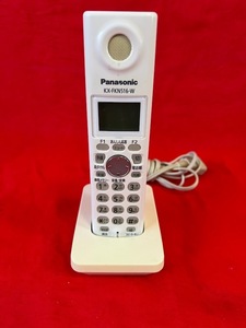 Panasonic パナソニック コードレス電話機 子機のみ 充電台　バッテリー付き KX-FKN516-W 