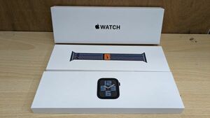 HH776-2415-108【未開封】Apple Watch SE GPSモデル 40mm＆41mmケース用バンド NIKE MTL23FE アップルウォッチ A2722 ミッドナイト 第2世代