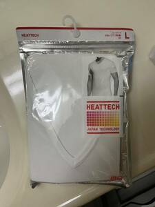 UNIQLO ユニクロ ヒートテック 半袖 Vネック Lサイズ ホワイトHEATTECH シャツ メンズ