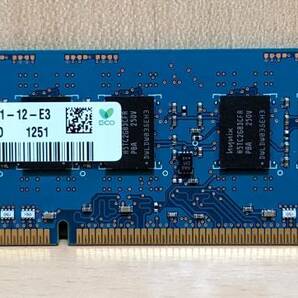 動作品 Hynix HMT351U7CFR8A-PB T0 AD 4GB DDR3-1600 PC3L-12800E ECC Unbuffered 1.35V 2Rx8 240-Pinの画像2