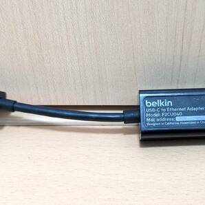 動作品 Belkin USB-C to Gigabit Ethernet Adapter イーサネットアダプター F2CU040 有線LAN 3の画像3