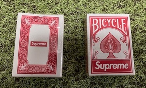 【送料無料・新品未開封】Supreme ノベルティトランプ　BICYCLE Mini Playing Cards ２個セット ②