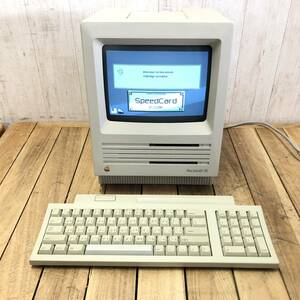 ▼【通電OK】Apple M5010 Macintosh SE パーソナルコンピュータ キーボード付 PC 昭和レトロ 当時物 アップル マッキントッシュ 動作未確認