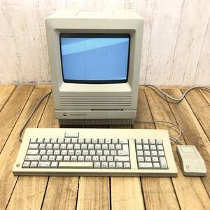 ▼【通電OK】Apple M5119 Macintosh SE/30 パーソナルコンピュータ キーボード/マウス付 昭和レトロ アップル マッキントッシュ 動作未確認