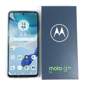 ▼【未使用】Motorola moto g53y 5G インクブラック ソフトバンク〇判定 Y!mobile android スマートフォン A301MO 黒 ソフトケース/箱付