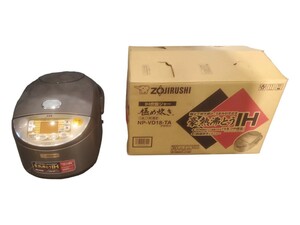 18499 象印/ZOJIRUSHI/IH炊飯ジャー/NPーVD18ーTA/極め炊き/ブラウン/炊飯器/調理器具/当時物/1.8L炊き/家電/料理/コレクション