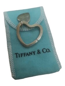 18882 ティファニー/TIFFANY/Tiffany & Co/ミッド/スプリット/ハート/キーリング/シルバー/925/レディース/キーホルダー/飾り