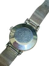 19120 ETERNA MATIC エテルナマチック SAHIDA サヒダ ラウンド SS 3針 シルバー文字盤 レディース 腕 時計 自動巻き ジャンク_画像6