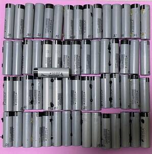 61本panasonicリチウムイオン電池NCR18650 、使用済電池、ジャンク