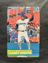 カルビープロ野球カード 92年 No.192 L・シーツ 大洋 横浜 1992年 ① (検索用) レアブロック ショートブロック ホログラム 金枠 地方版_画像1