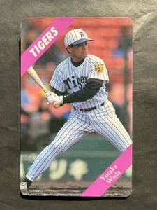  Calbee Professional Baseball card 94 year No.60 peace rice field . Hanshin 1994 year ⑤ ( for searching ) rare block Short block tent gram gold frame district version 