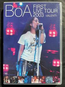 BoA FIRST LIVETOUR 2003 -VALENTI-【 検索用 】 DVD中古 CD VHS アルバム ブルーレイ Blu-ray