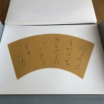 ヲH0119s[古谷蒼韻 扇面書冊 斎藤茂吉の歌] 複製 図版30枚 成田山書道美術館 美品_画像8