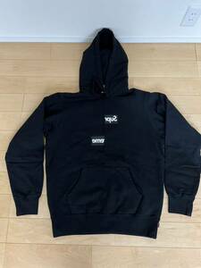 （未使用）Supreme × COMME des GARCONS Split Box Logo Hoodie 18AW ボックスロゴ Msize