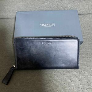 SIMPSON LONDON ラウンドジップ 長財布