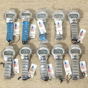 未使用品 デッドストック品 EAGLE USA LED WATCH EA104 デジタル 腕時計 10個セット 風防 スケルトン 現状電池切れ 不動品 ジャンク扱い