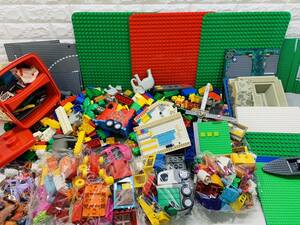 k48★約15㎏160サイズ1円～★ LEGO レゴブロック 大量 duplo デュプロ フィグ 基礎版 パーツ 大量 まとめ売 セット 現状品