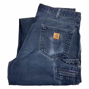 Carhartt painter's pants W35 L32 navy Work Duck work pants jeans 90s Carhartt 