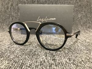 【ヨウジヤマモト メガネフレーム】YOHJI YAMAMOTO YY5009 019 49□23-135 未使用 美品 伊達眼鏡 ブラック ガンメタ