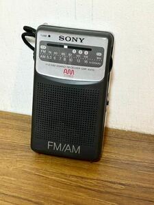 SONY ソニー ポケット携帯ラジオ コンパクトラジオ SRF-AX15 TV（1ch-3ch）/FMステレオ/AMステレオ ハンディーポータブルラジオ 