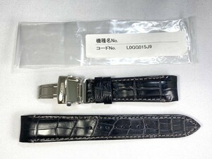 L0GG015J9 SEIKO Brightz 20mm original leather belt crocodile black SAGA251/8B63-0AL0 for cat pohs free shipping 