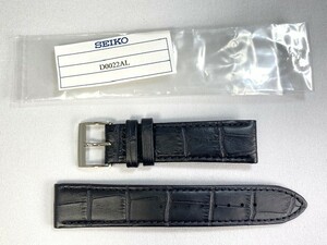 D0022AL SEIKO セイコー 19mm 純正革ベルト ブラック SARB031/6R15-00V0用 ネコポス送料無料